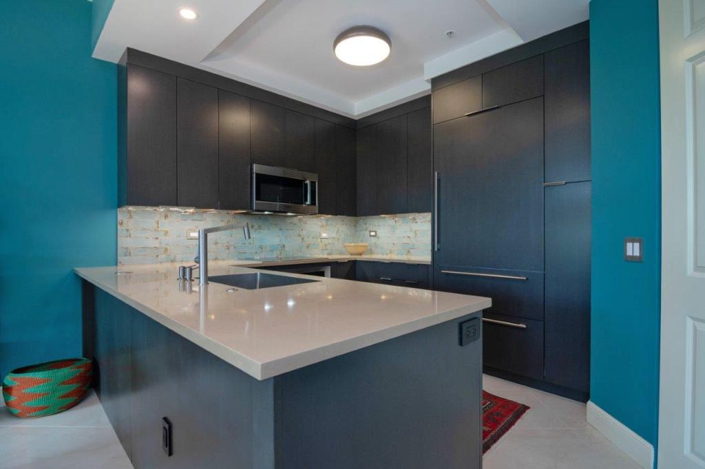 Modern Kitchen And Bath In Fort Lauderdale Condo