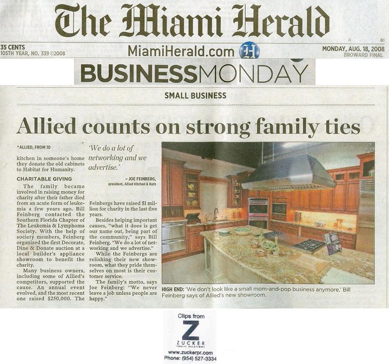 Miami Hrald Business Monday Family Style